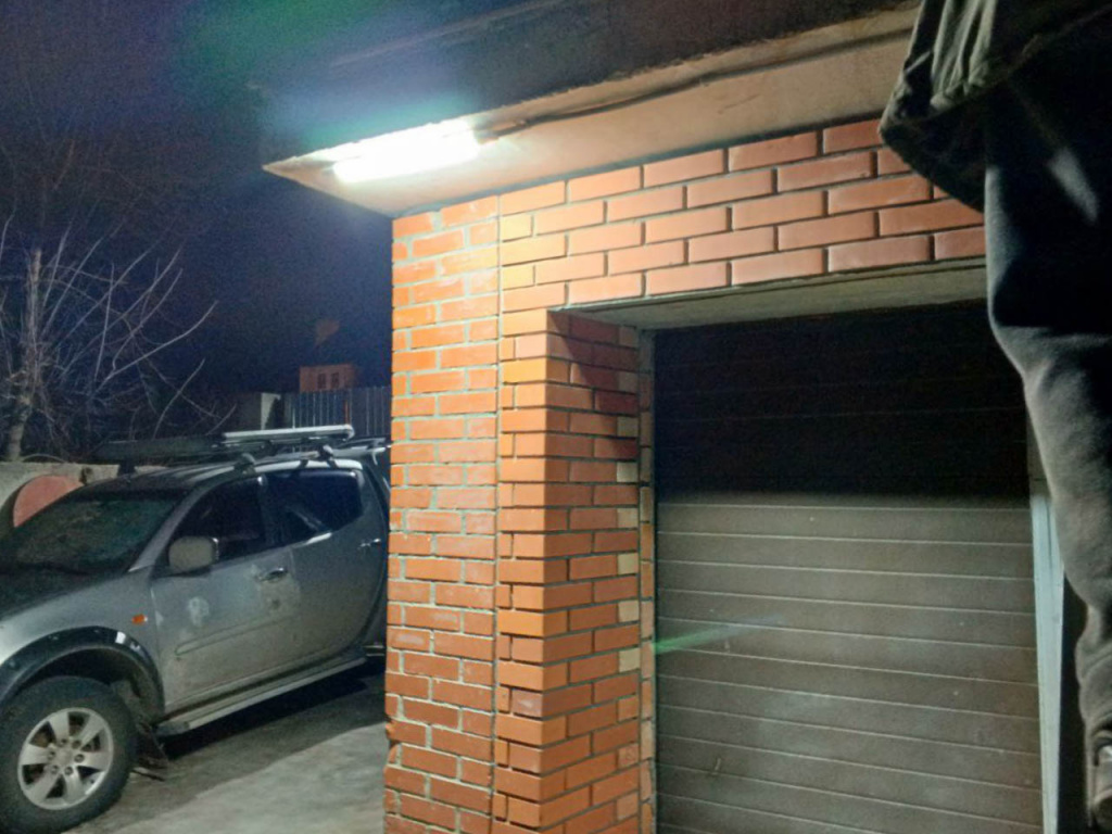 освещение въезда в гараж